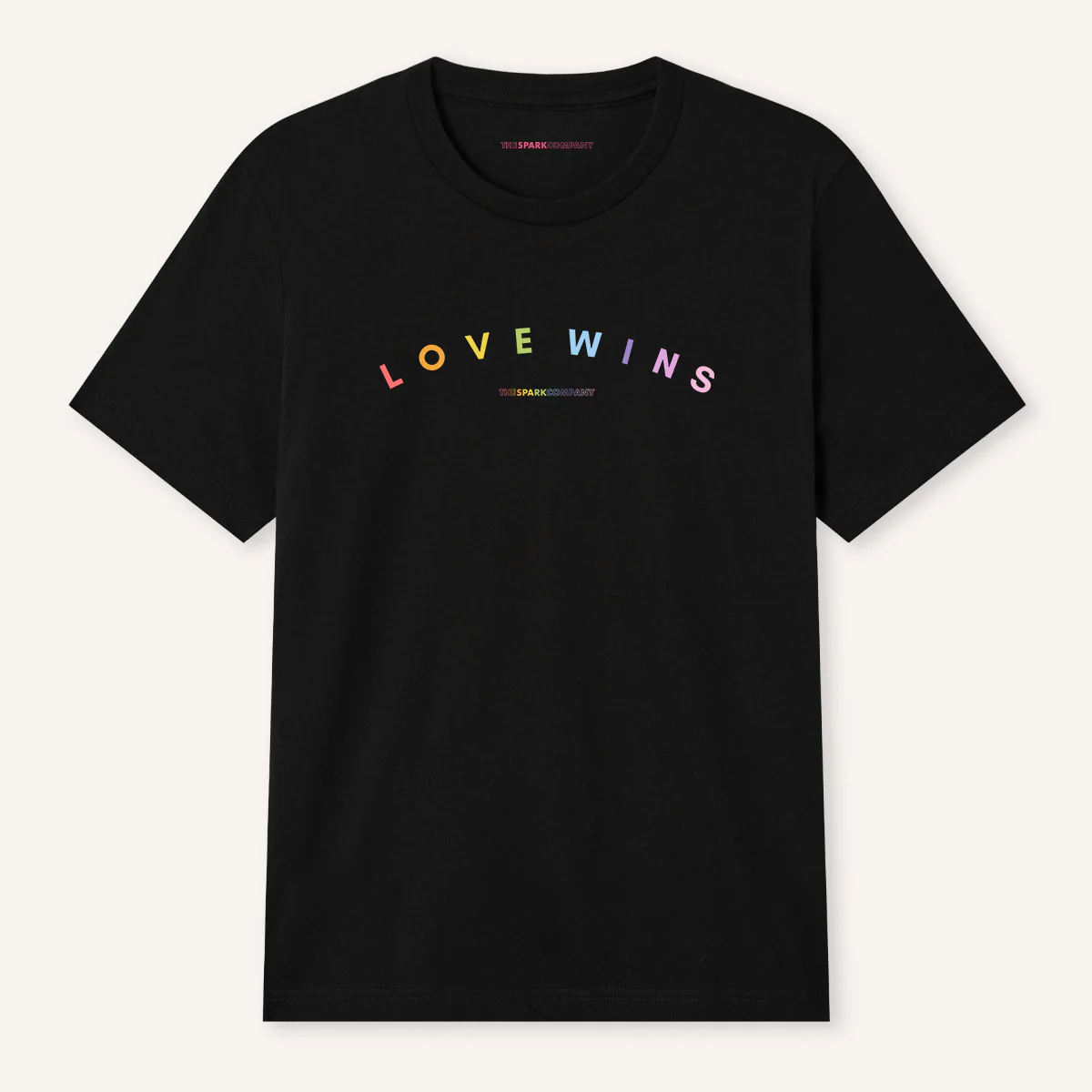 Love Wins Pastel Heart T-Shirt - Image 3
