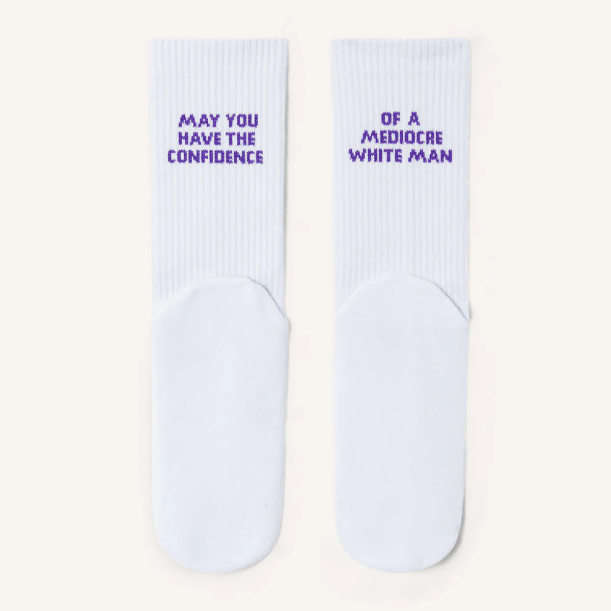 May You Have The Confidence Of A Mediocre White Man Socks - Image 5