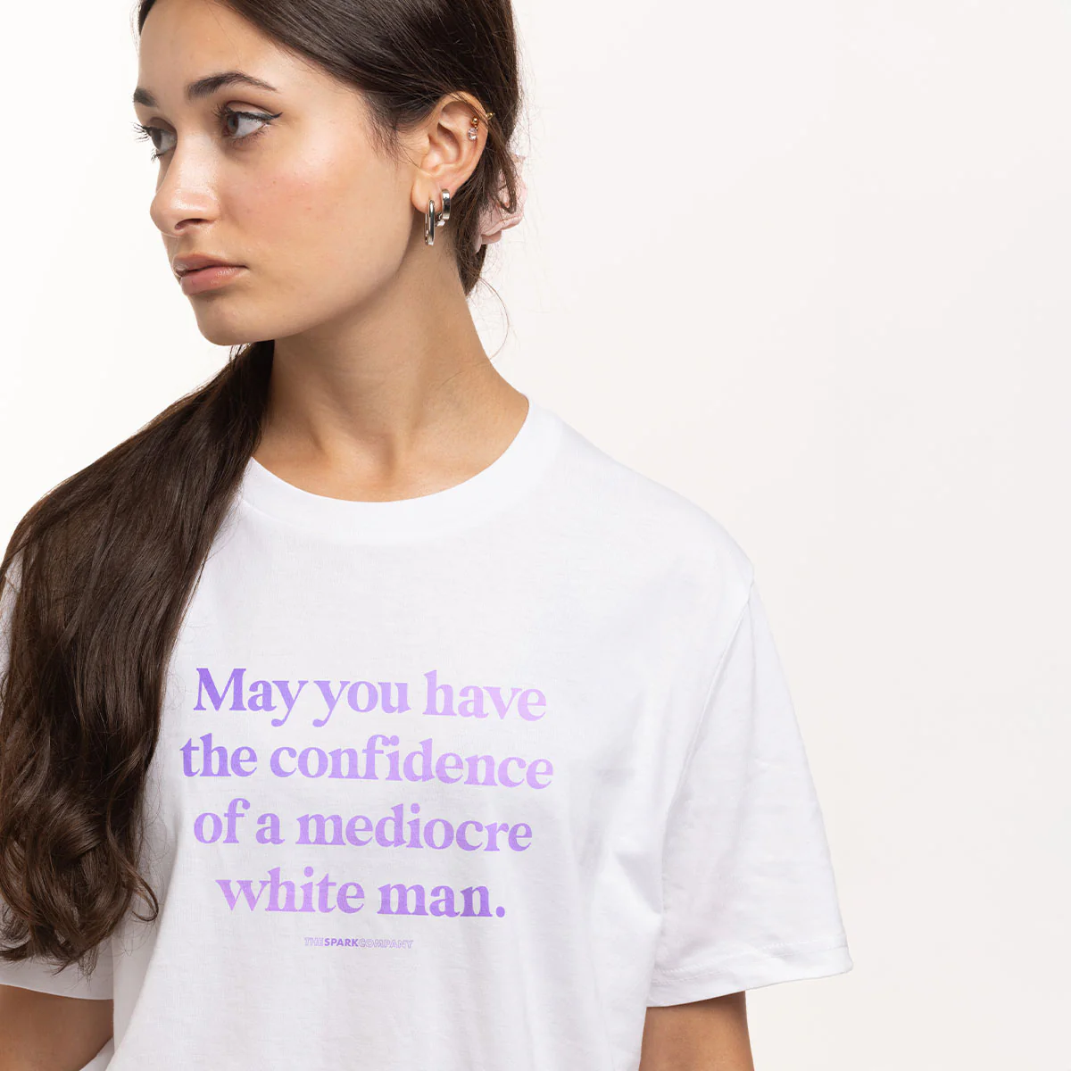 May You Have The Confidence Of A Mediocre White Man T-Shirt - Image 2