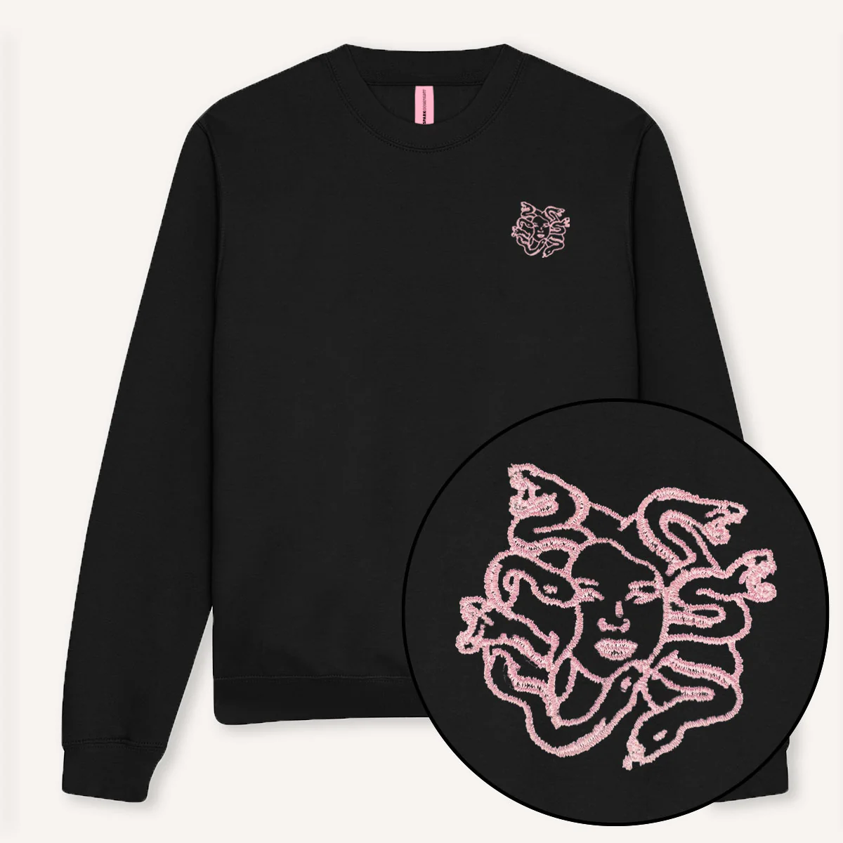 Medusa Embroidery Detail Sweatshirt - Image 2