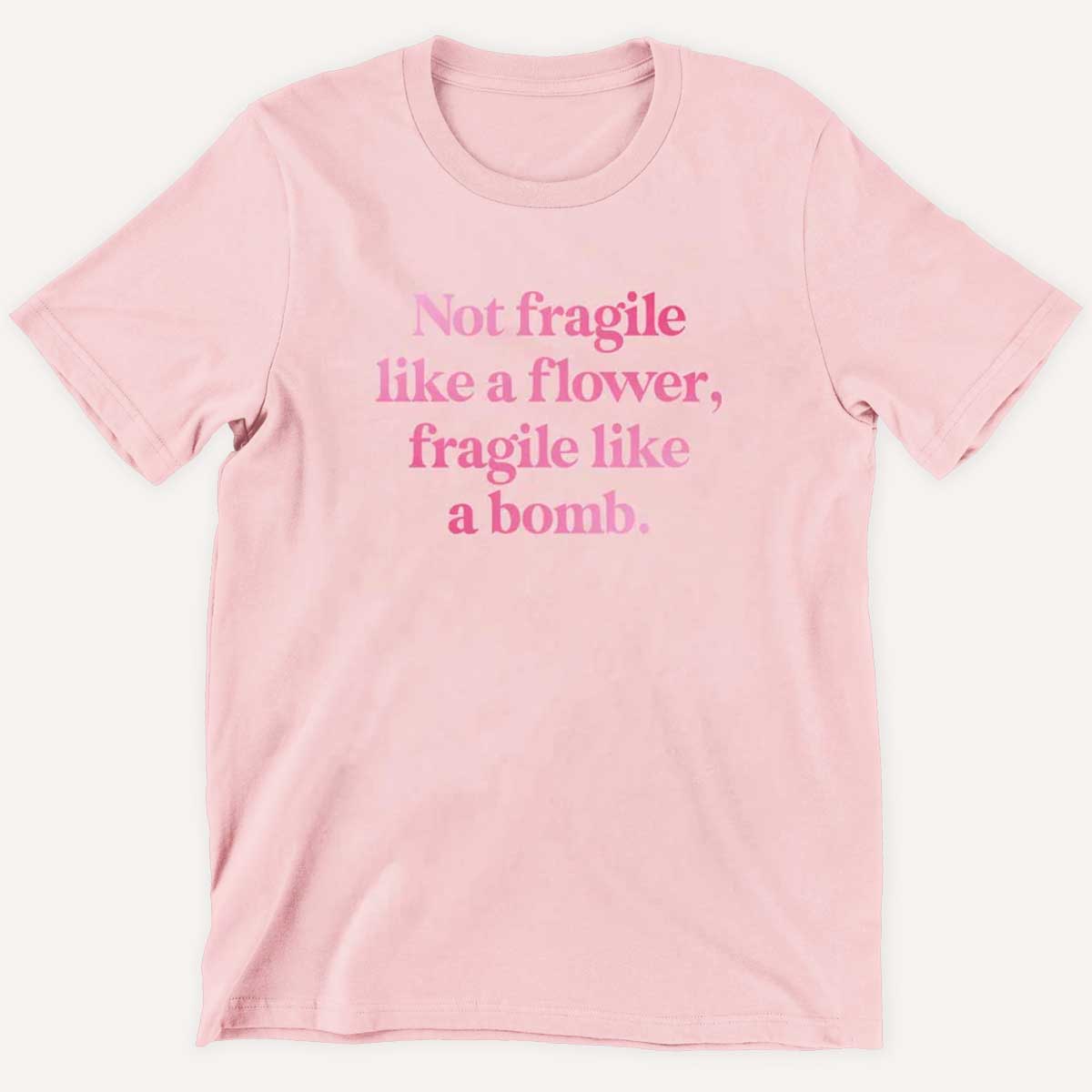 Not Fragile Like A Flower, Fragile Like A Bomb Kids T-Shirt - Image 2