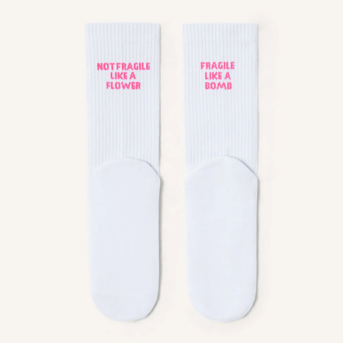 Not Fragile Like A Flower, Fragile Like A Bomb Socks - Image 5
