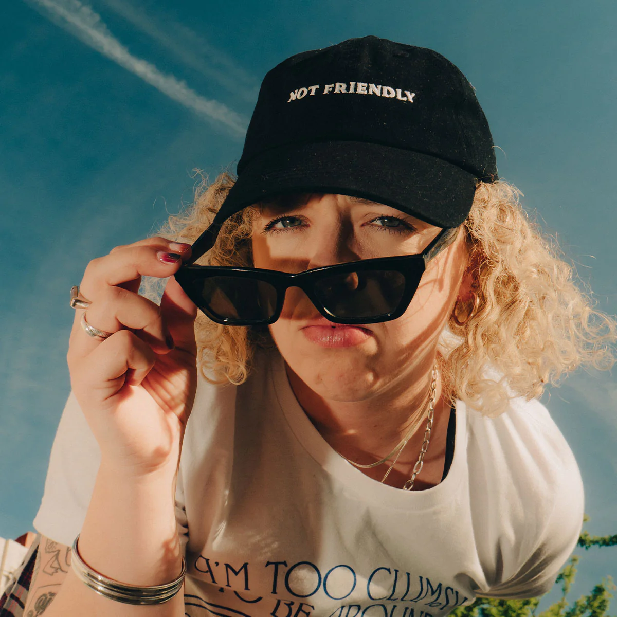 Not Friendly Slogan Cap - Image 2