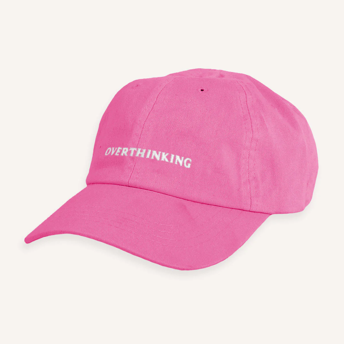 Overthinking Slogan Cap - Image 4