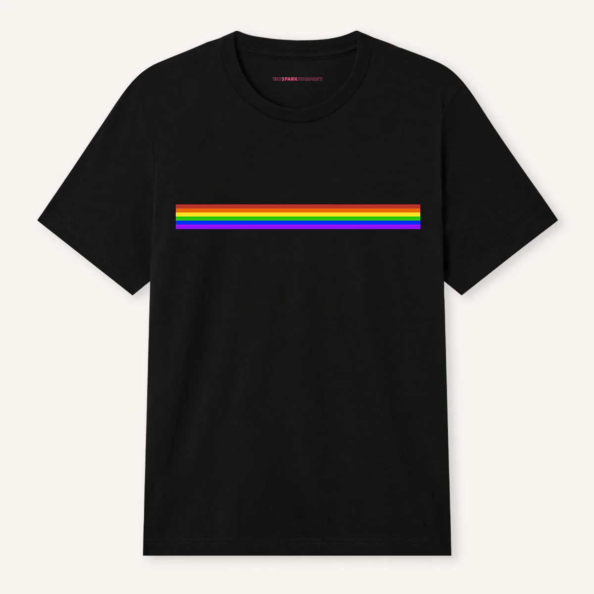 Pride Flag Stripe T-Shirt - Image 3
