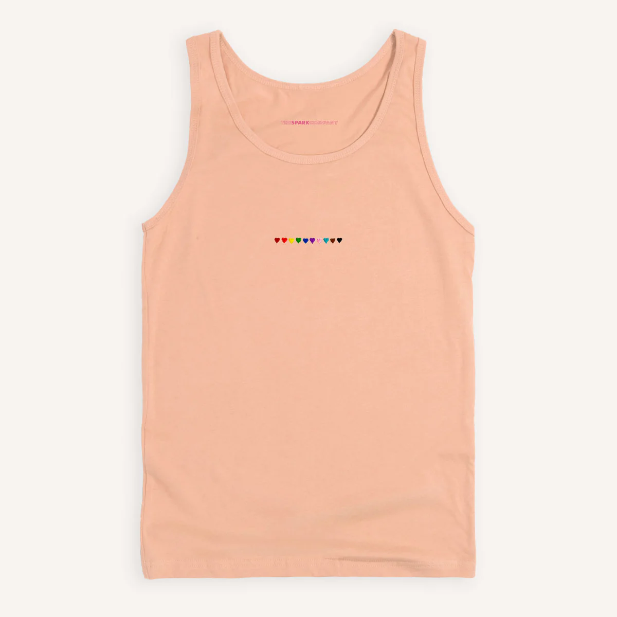 Pride Hearts Embroidered Tank Top - Image 4