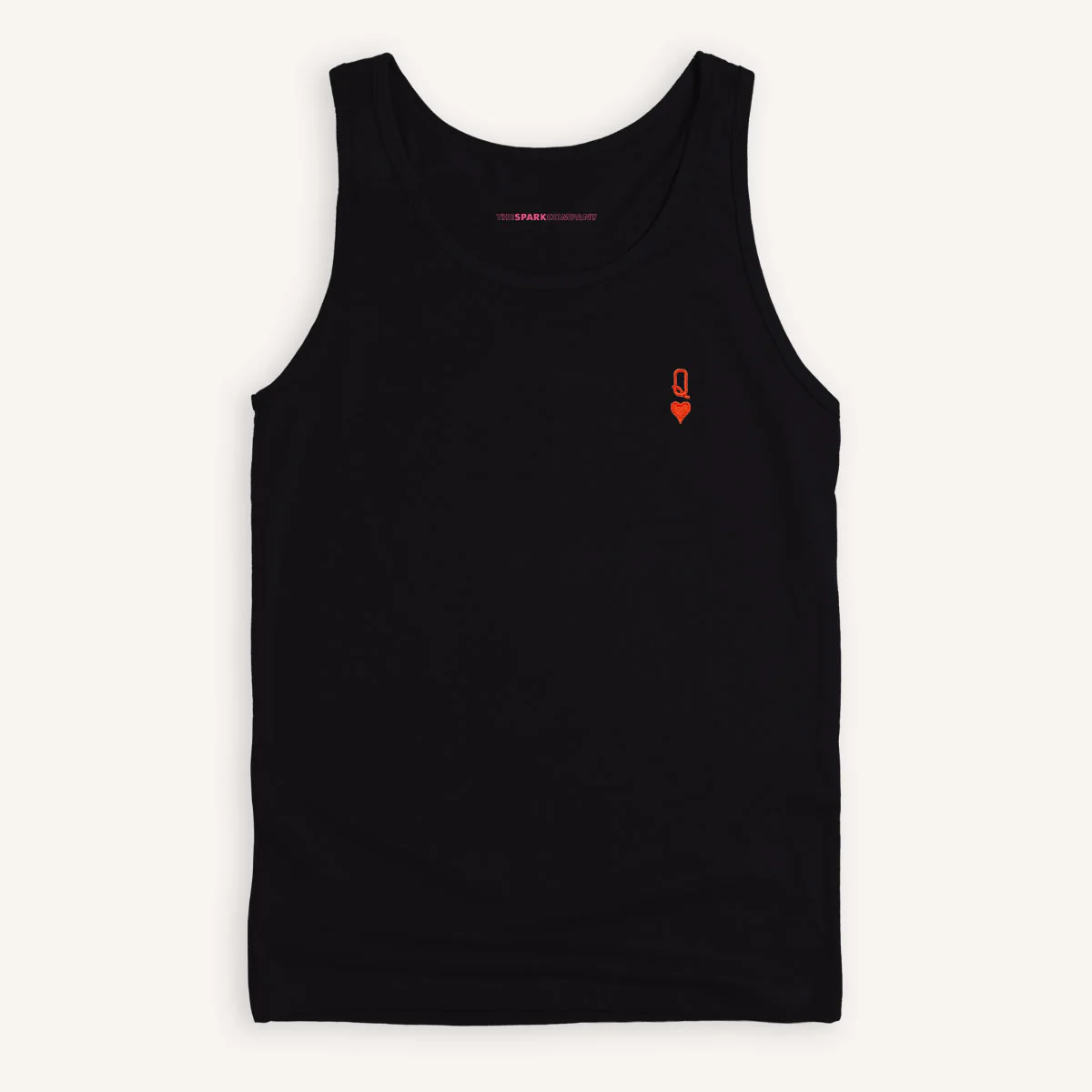 Queen Tiny Embroidery Detail Tank Top - Image 3