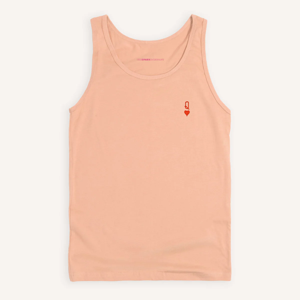 Queen Tiny Embroidery Detail Tank Top - Image 4