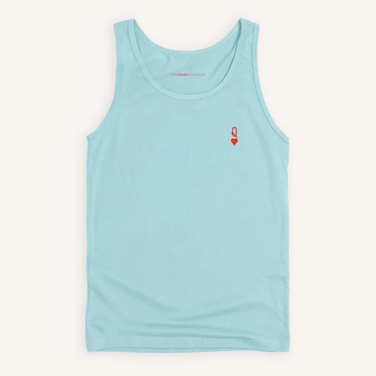 Queen Tiny Embroidery Detail Tank Top - Image 5