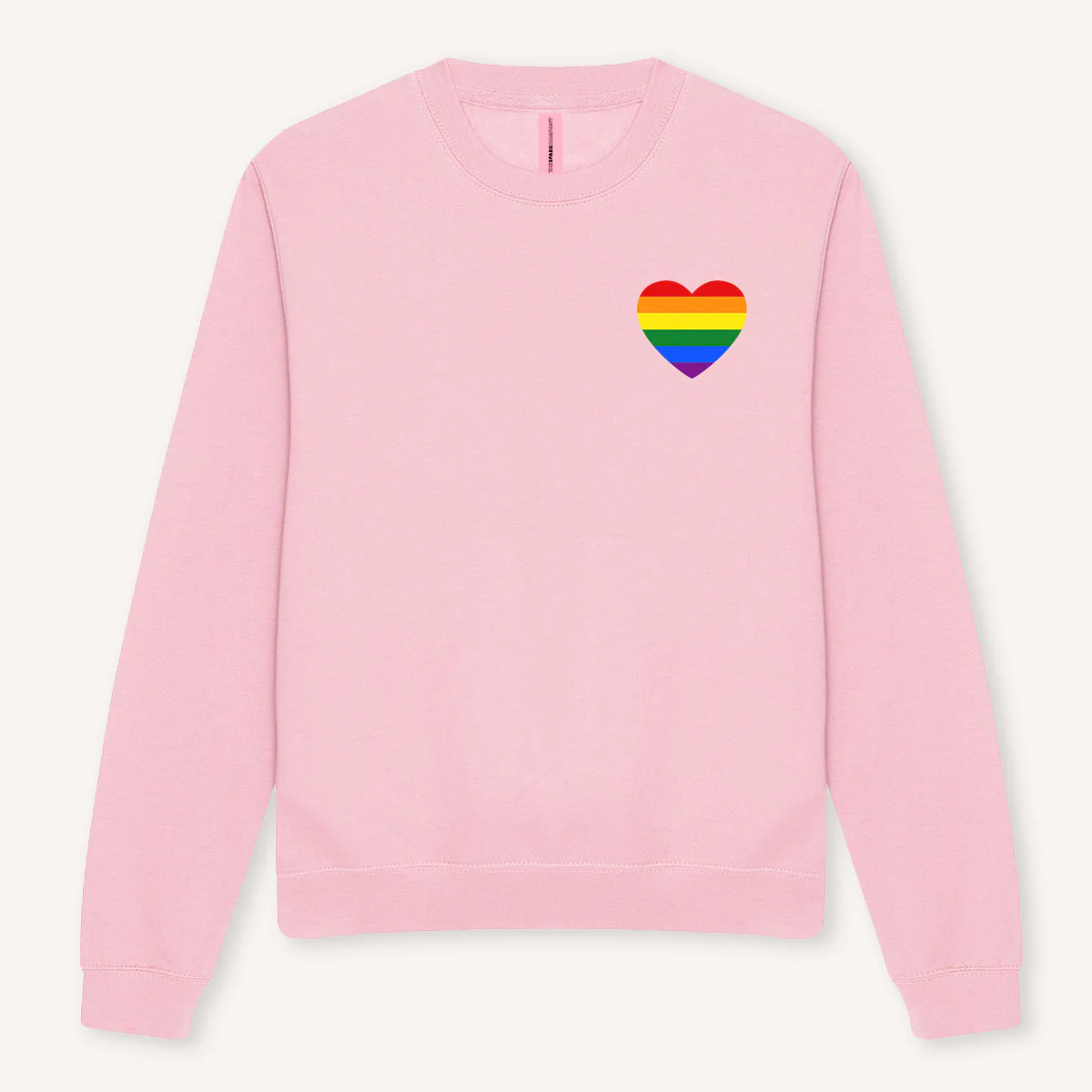 Rainbow Pride Heart Sweatshirt - Image 3