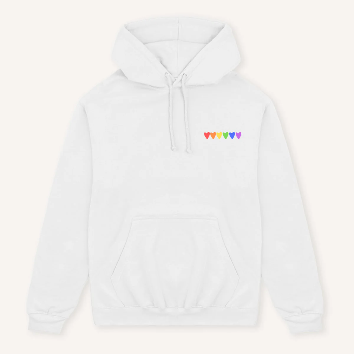 Rainbow Hearts Hoodie - Image 3