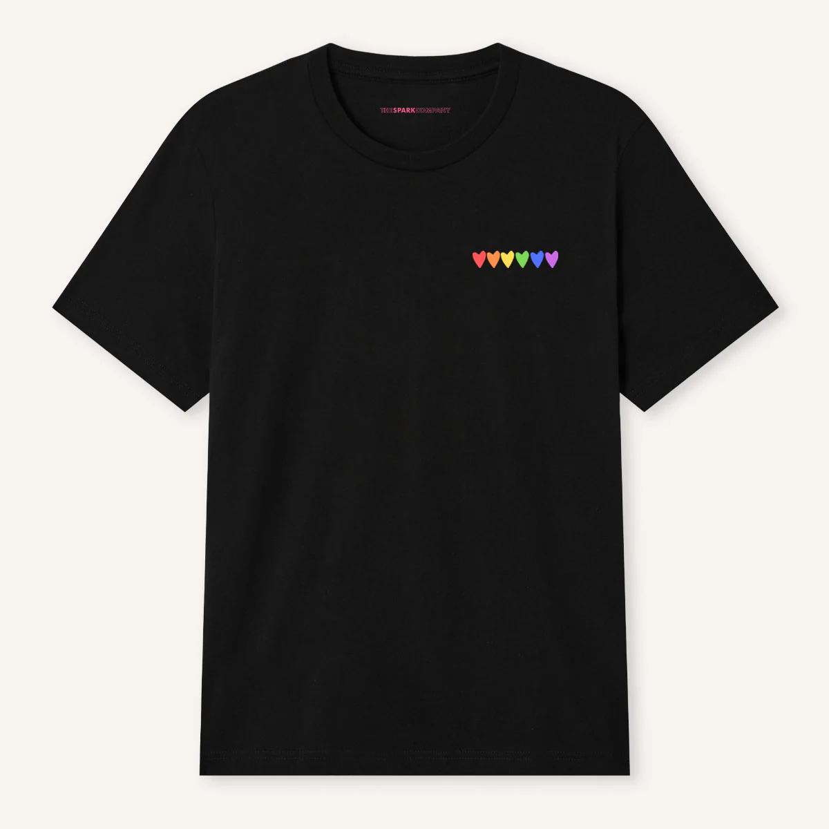 Rainbow Hearts T-Shirt - Image 3