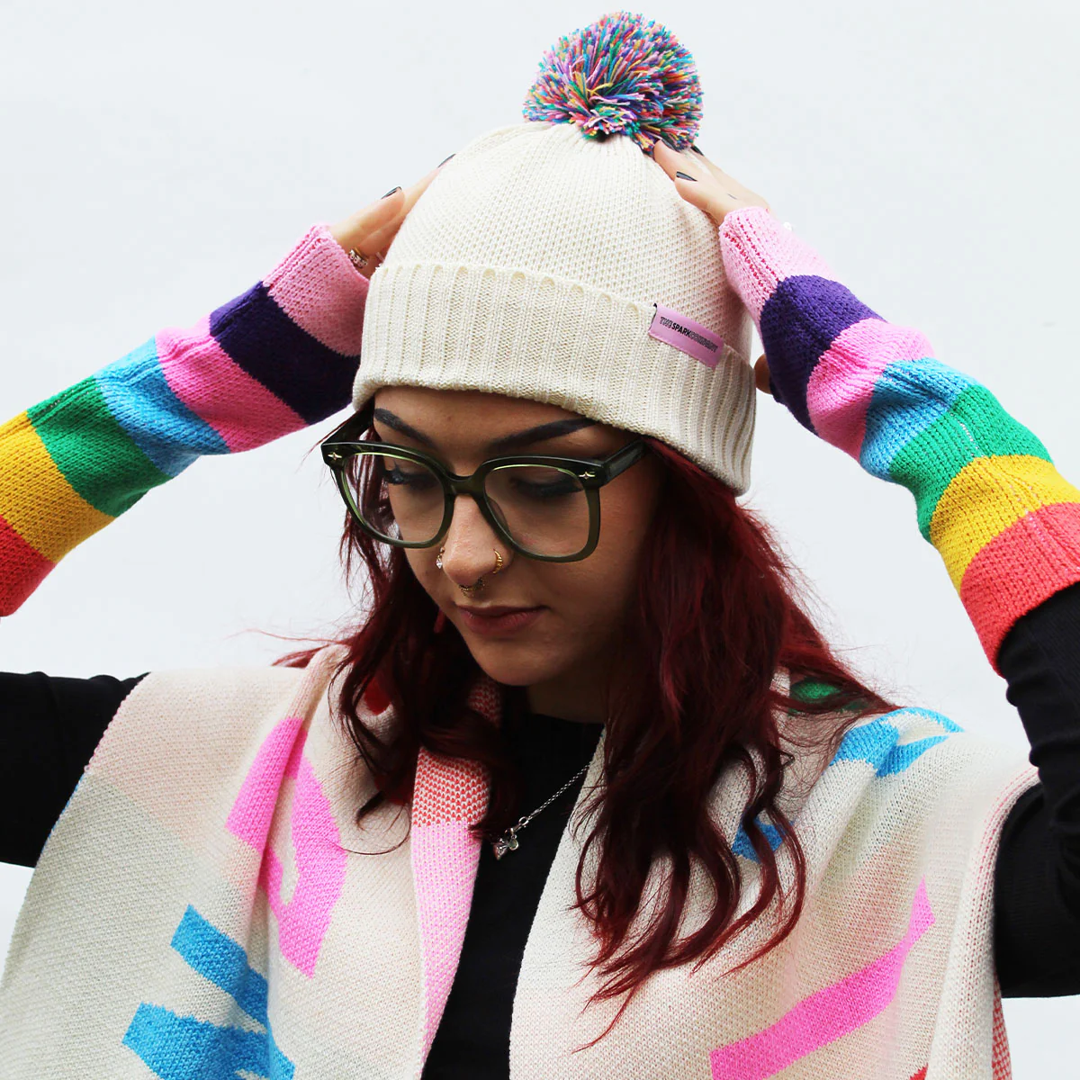 Rainbow 'Sounds Gay I'm In' Knitted Set - Image 7