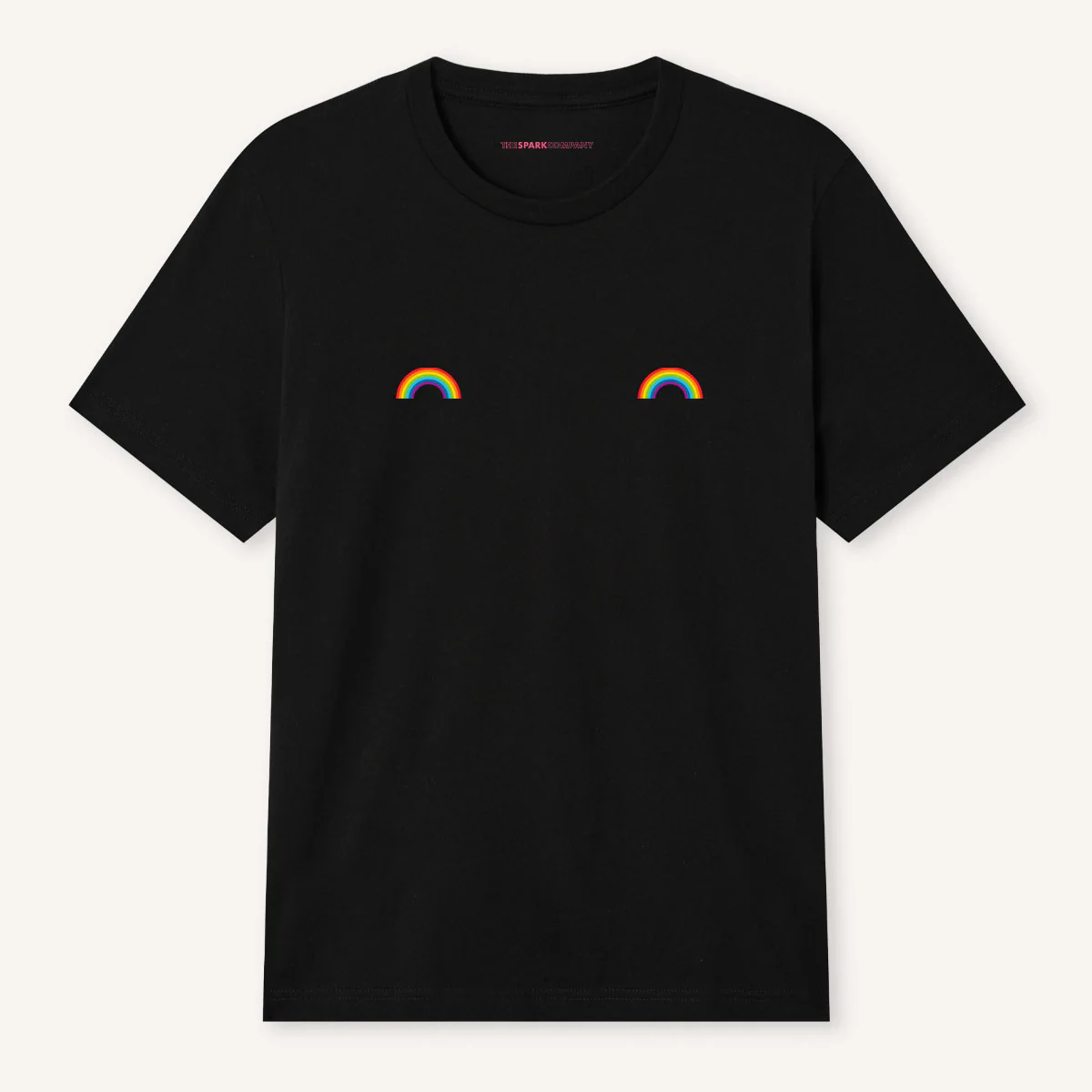Pride Rainbow Nipple T-Shirt - Image 3