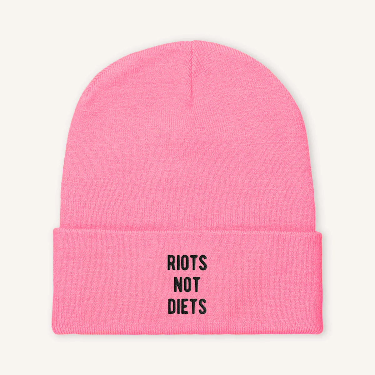 Riots Not Diets Beanie Hat - Image 3