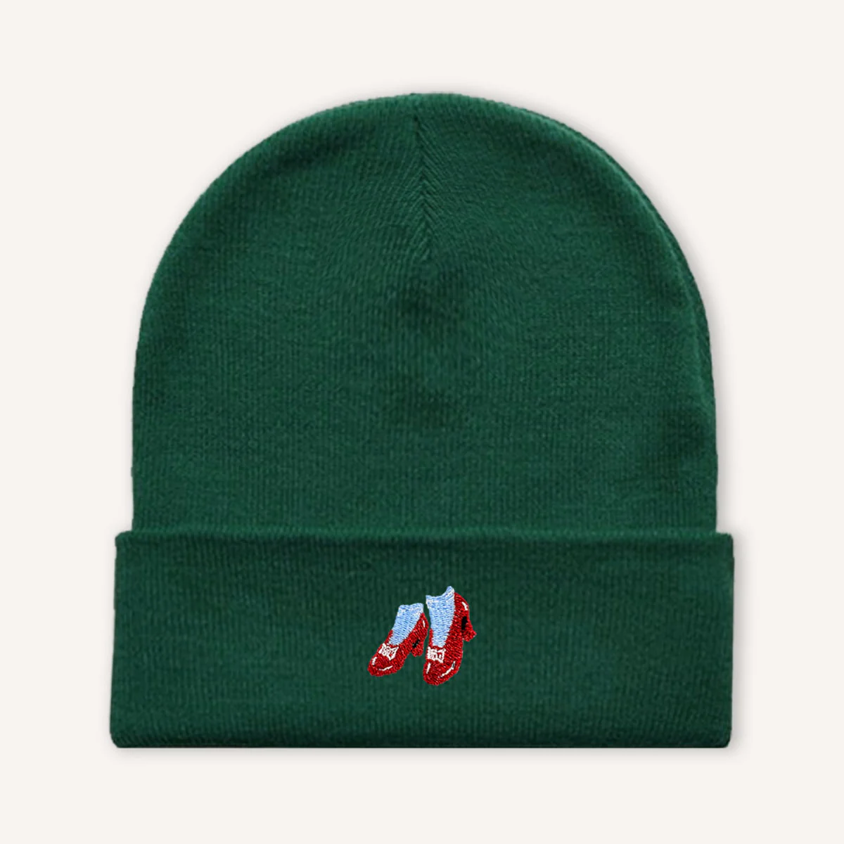 Ruby Slippers Embroidered Beanie Hat - Image 3