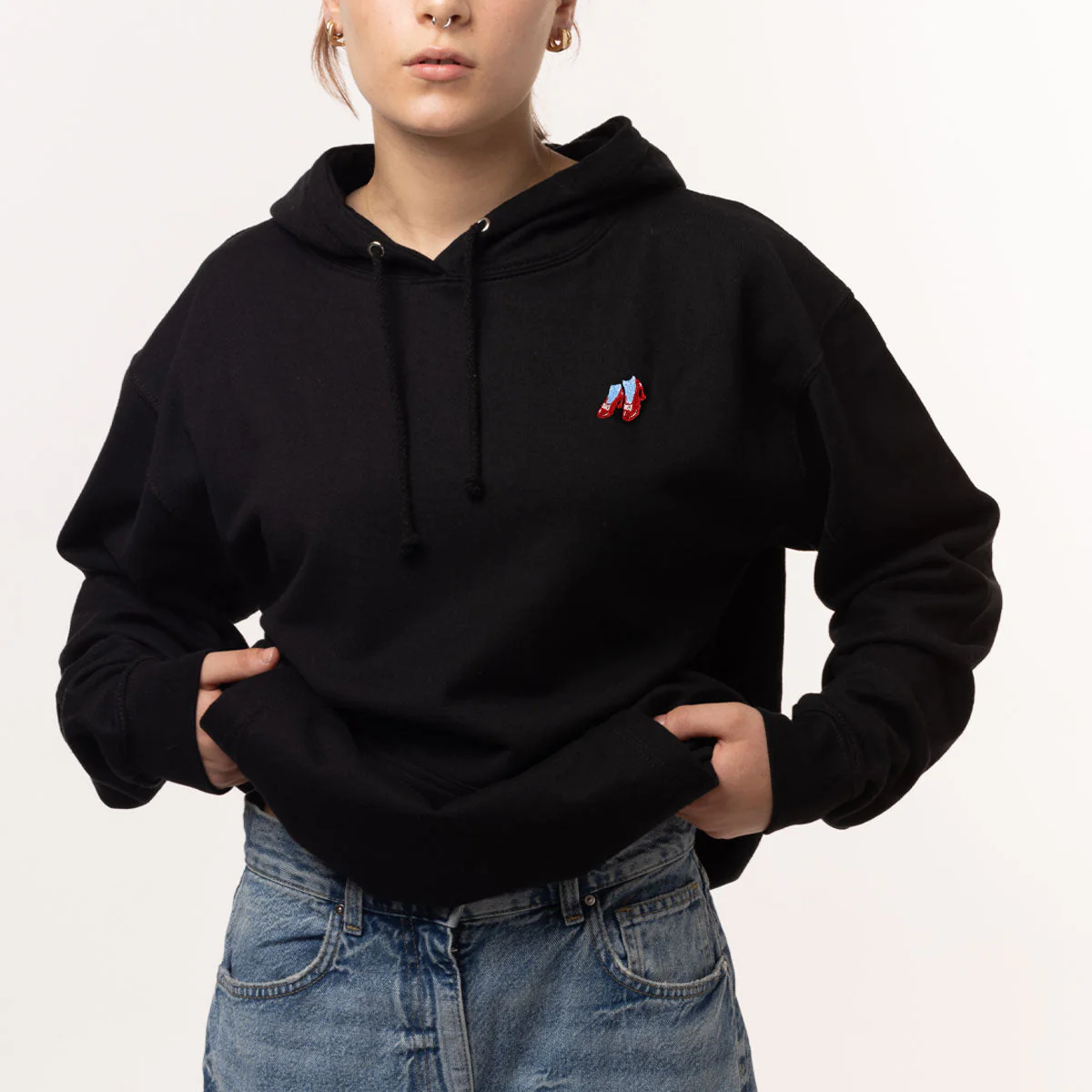 Ruby Slippers Embroidered Hoodie - Image 2