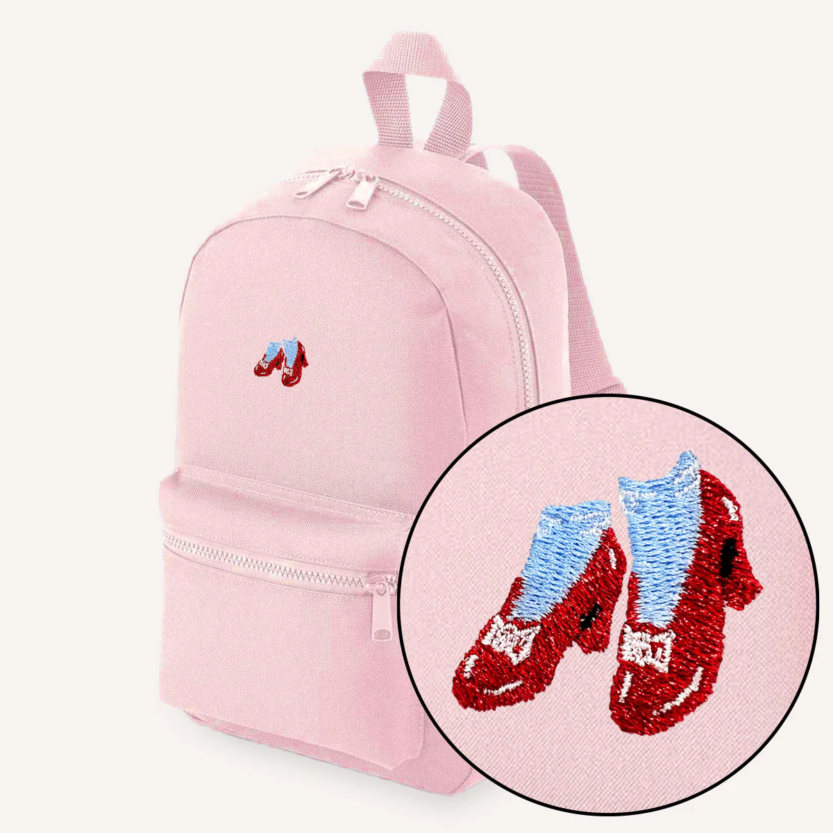 Ruby Slippers Embroidered Mini Backpack - Image 4