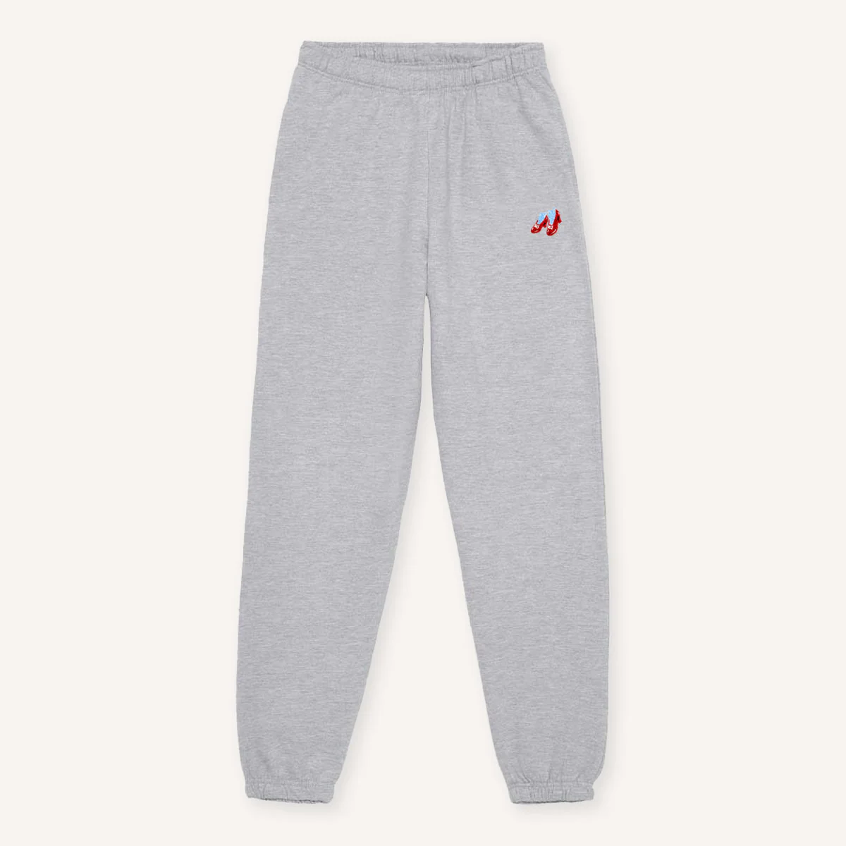 Ruby Slippers Embroidery Detail Joggers - Image 4