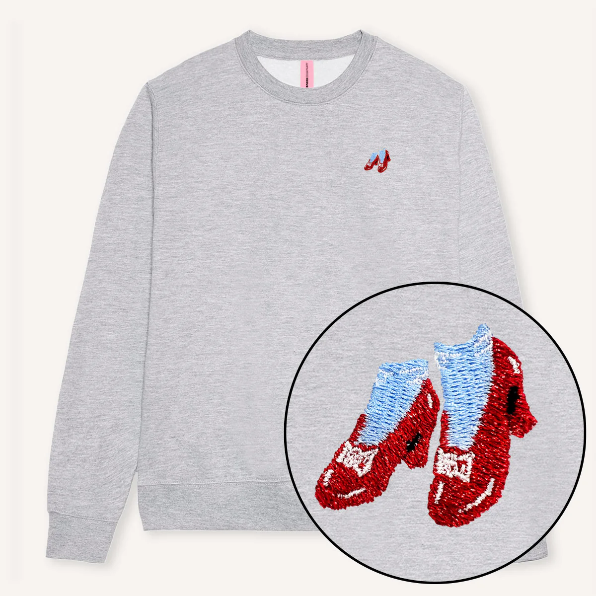 Ruby Slippers Embroidery Detail Sweatshirt - Image 4
