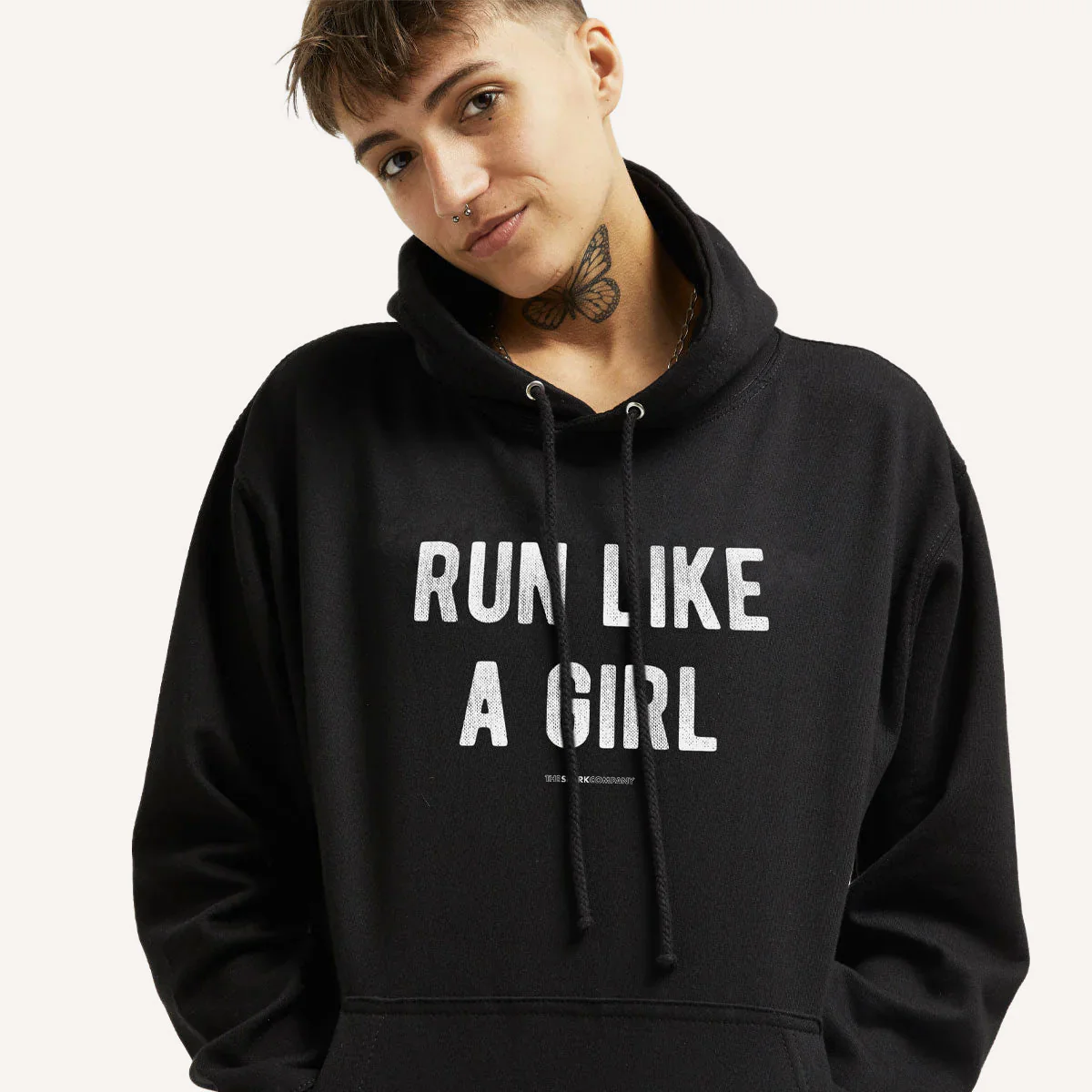 Run Like A Girl Hoodie - Image 2