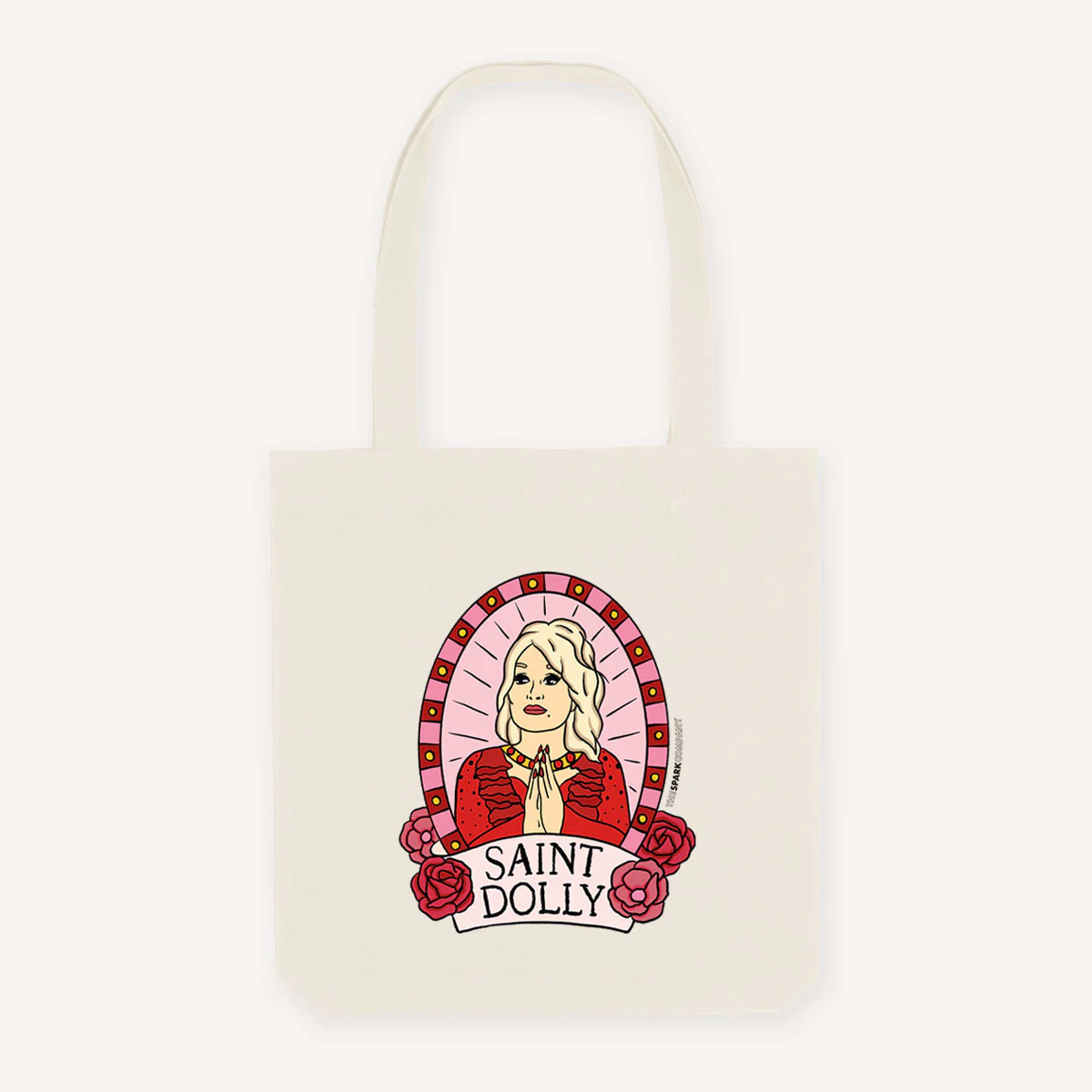 Saint Dolly Strong As Hell Tote Bag