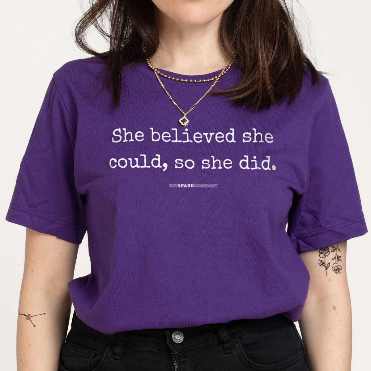 She Believed She Could, So She Did T-Shirt - Image 2