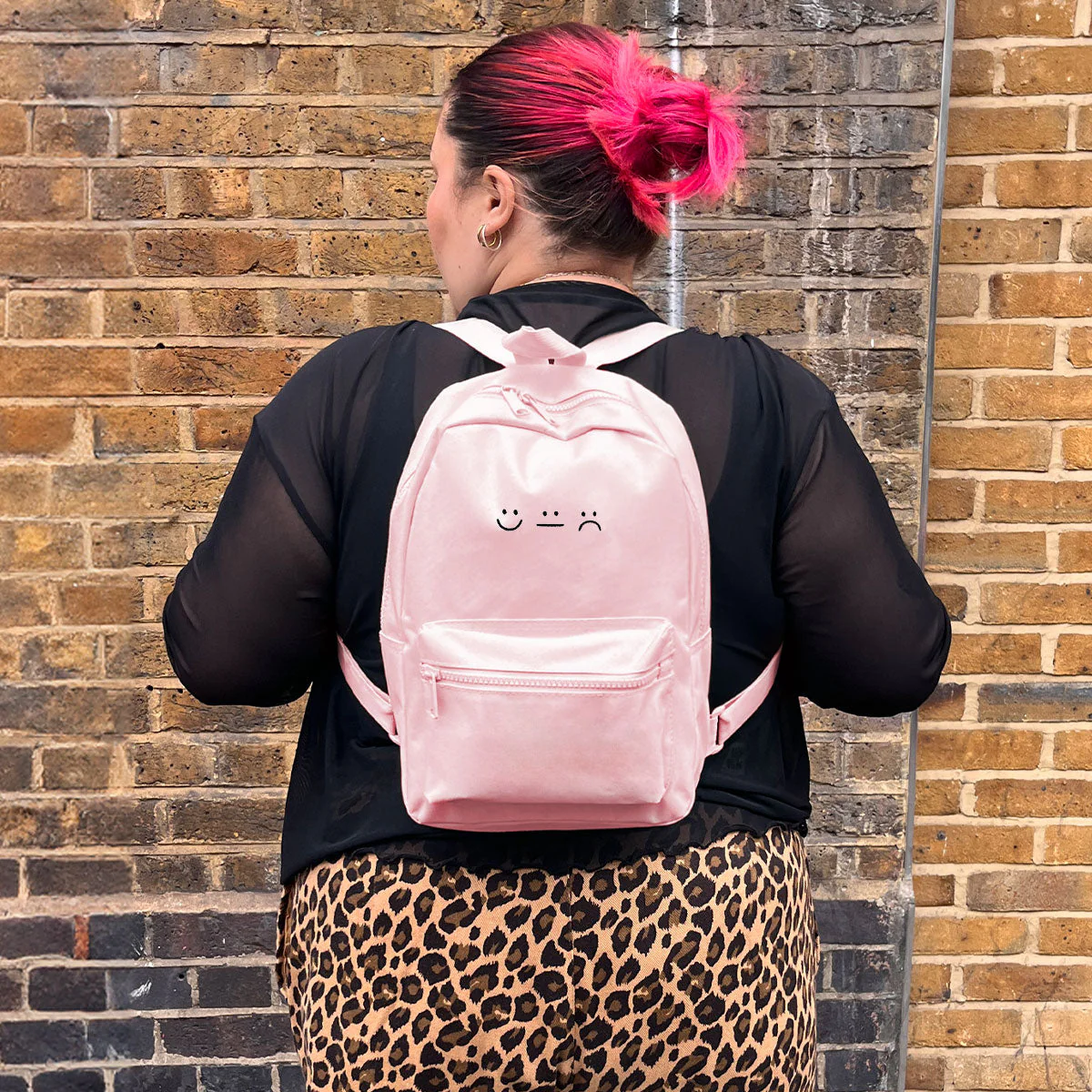 Smileys Embroidered Mini Backpack - Image 3