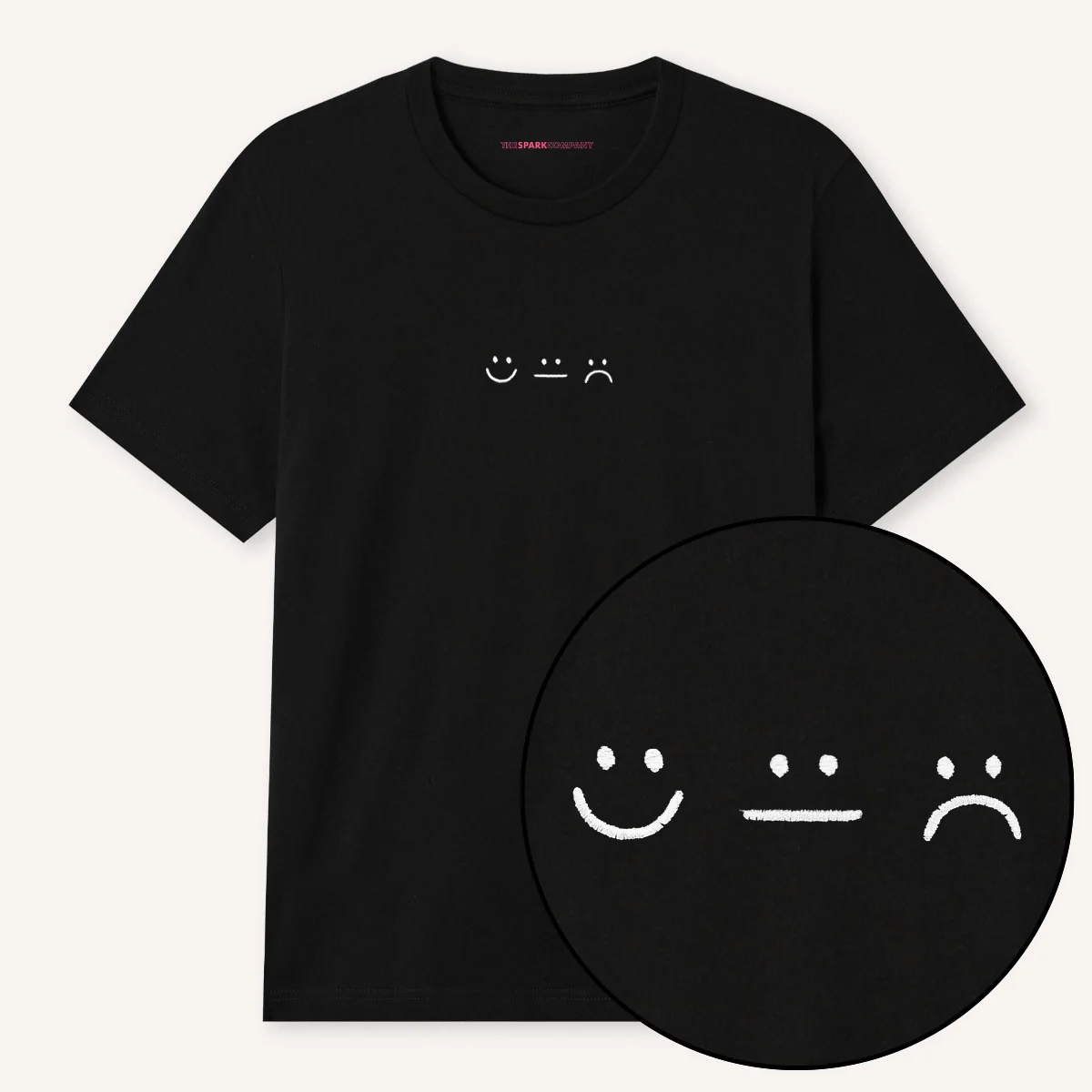 Smileys Embroidered T-Shirt