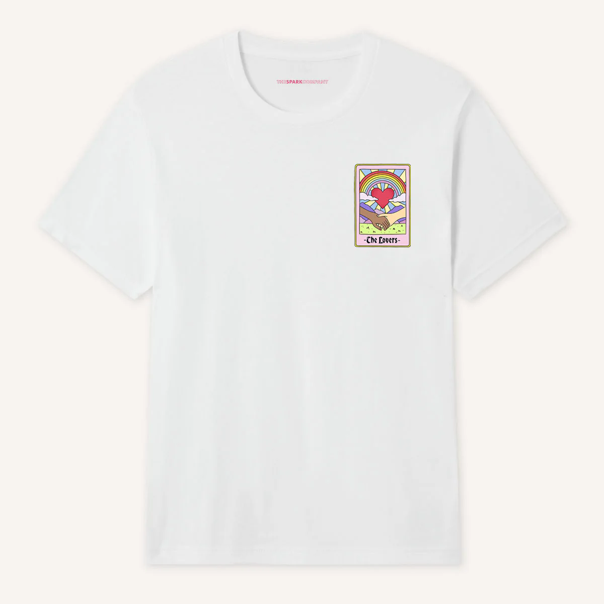 Tarot: The LGBTQ+ Lovers T-Shirt - Image 3