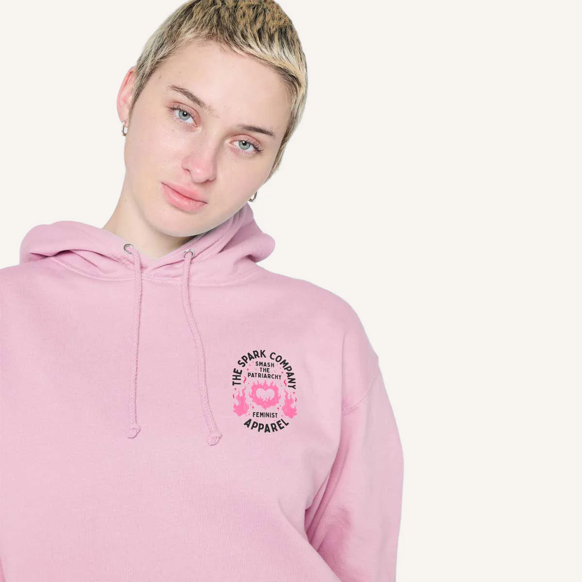 The Spark Company Feminist Apparel Hoodie - Image 2