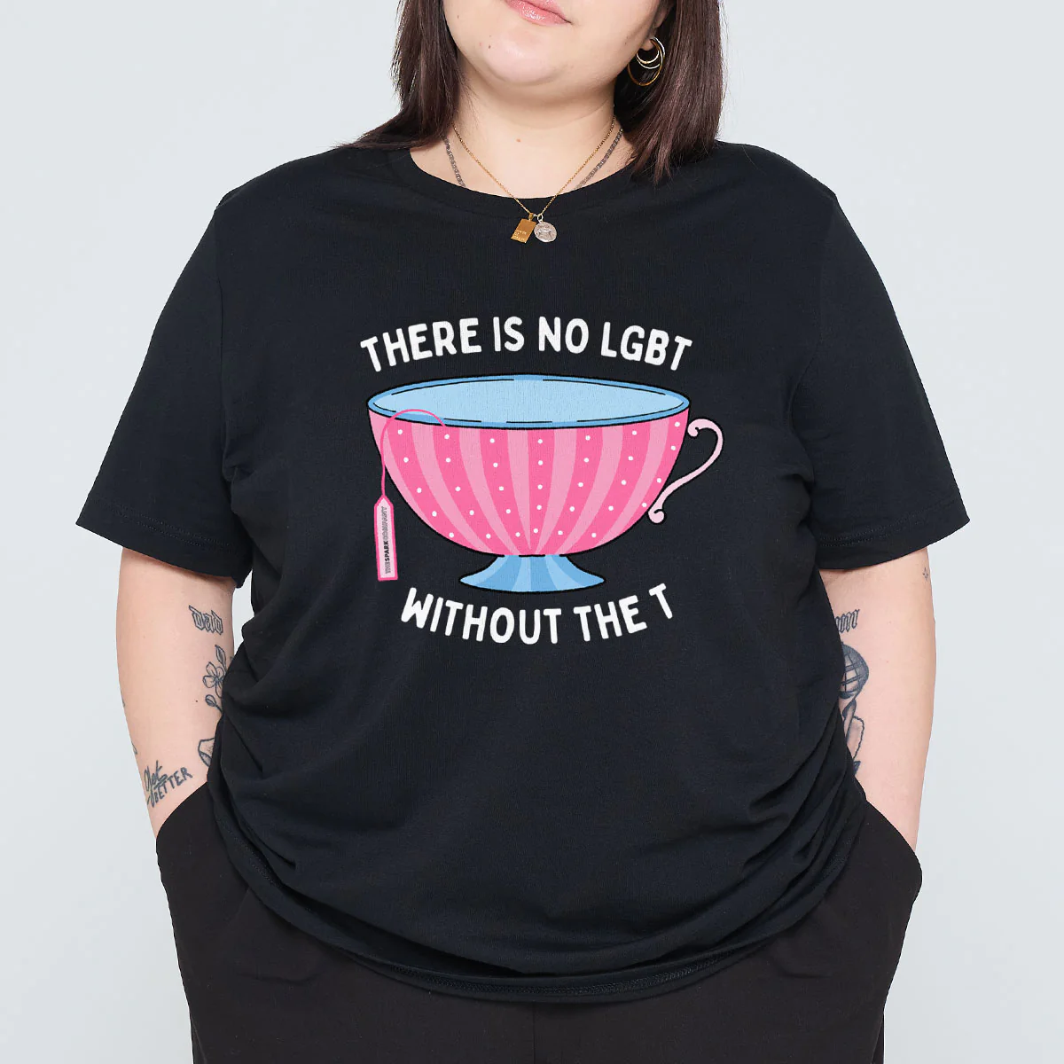 There Is No LGBT Without The T T-Shirt - Image 2