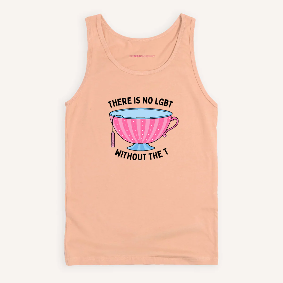 There Is No LGBT Without The T Tank Top - Image 4