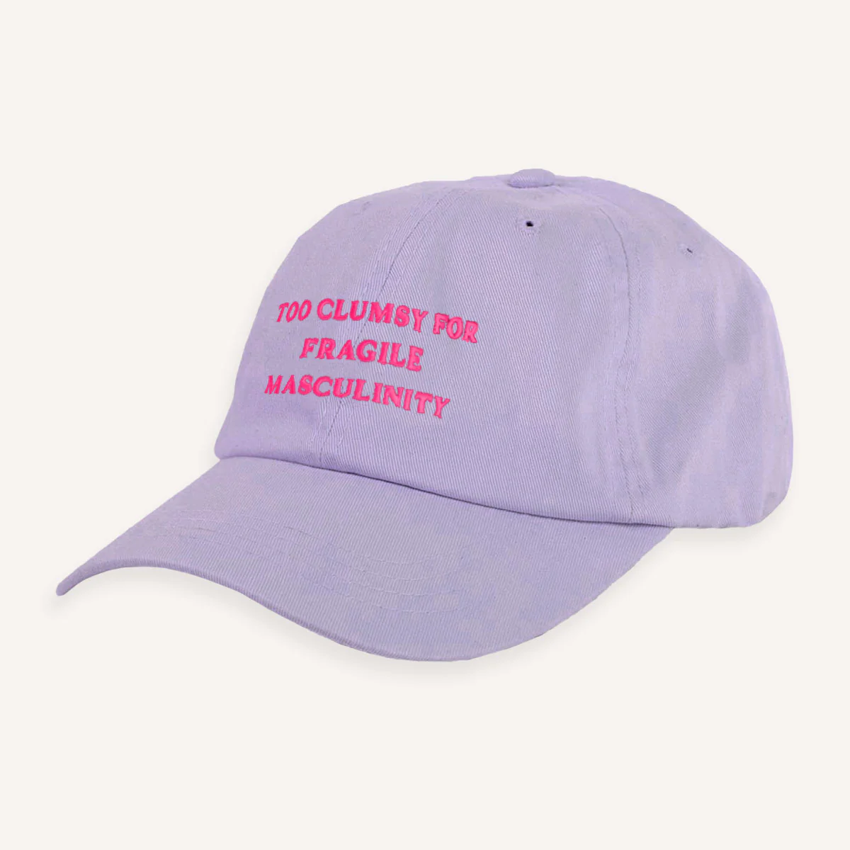 Too Clumsy For Fragile Masculinity Slogan Cap - Image 3