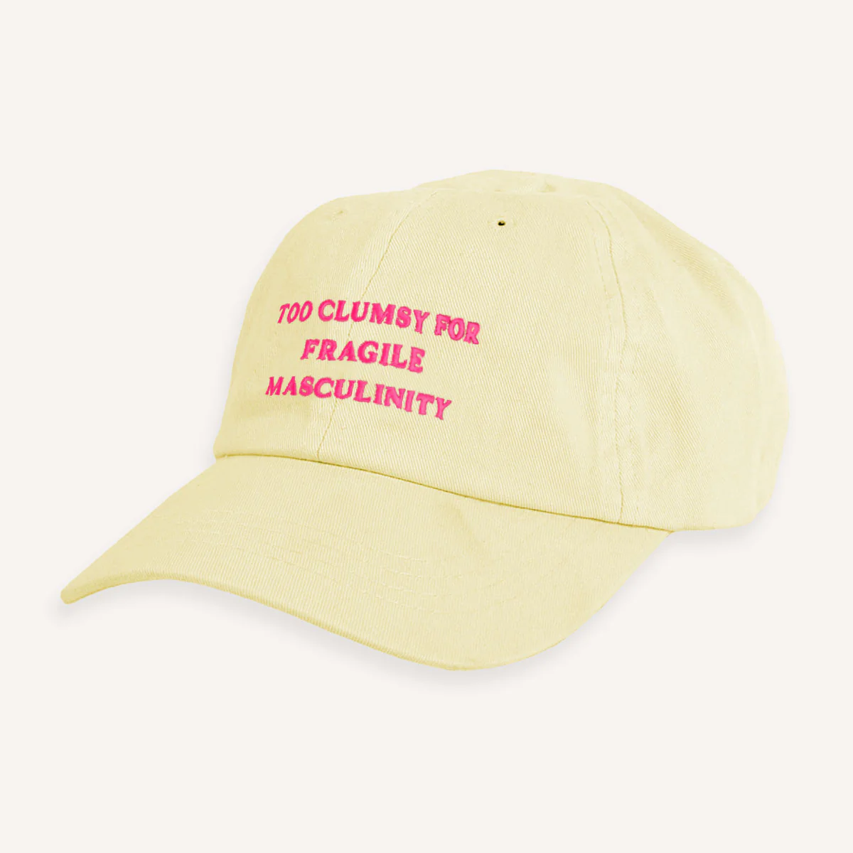 Too Clumsy For Fragile Masculinity Slogan Cap - Image 7