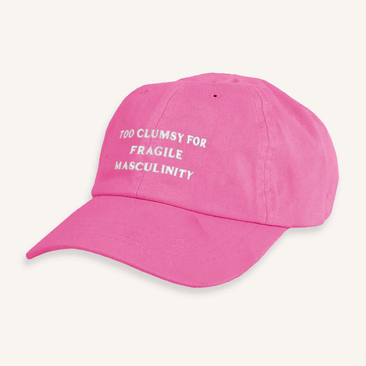 Too Clumsy For Fragile Masculinity Slogan Cap - Image 8