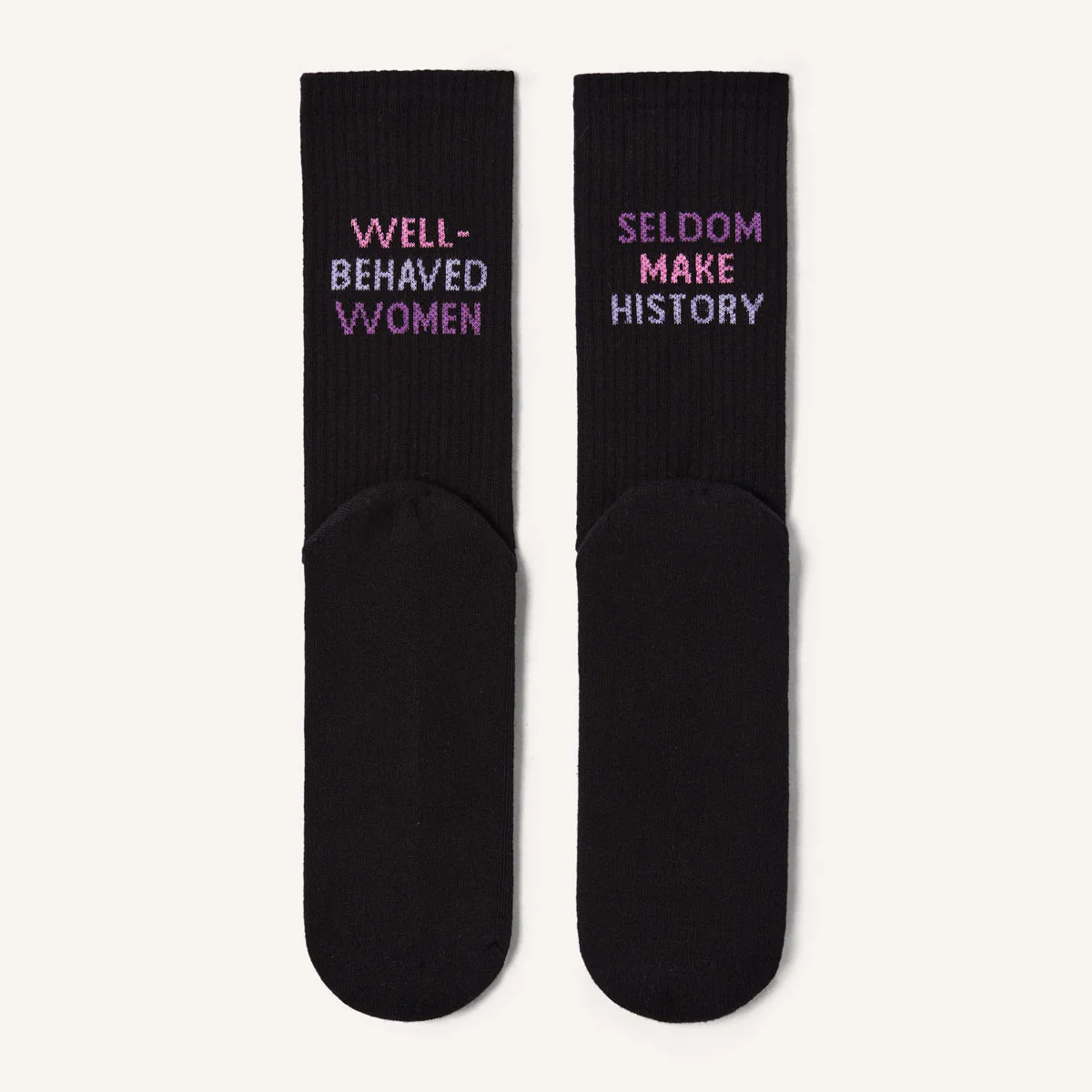 Well Behaved Women Seldom Make History Socks - Image 4