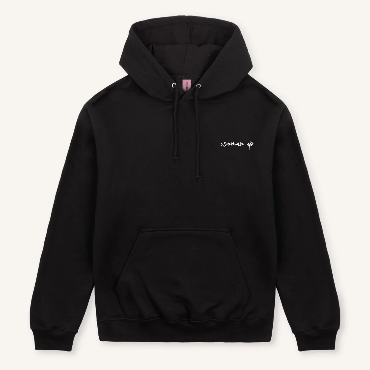 Woman Up Embroidery Detail Hoodie - Image 3